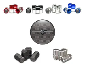 Subaru Caps Valve Pneus Vélo Tuning Pro Style